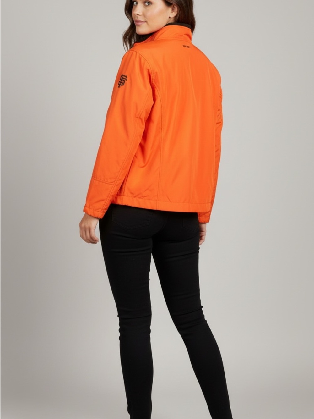 San Francisco Giants Antigua Orange women’s Softshell Jacket S - Picture 4 of 4